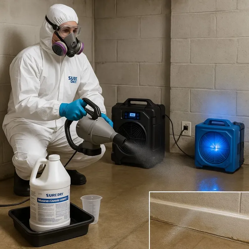 Sanitization and Odor Removal process in Montrose-Ghent, OH