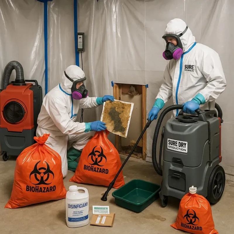 Contaminated Water Handling Protocols process in Montrose-Ghent, OH